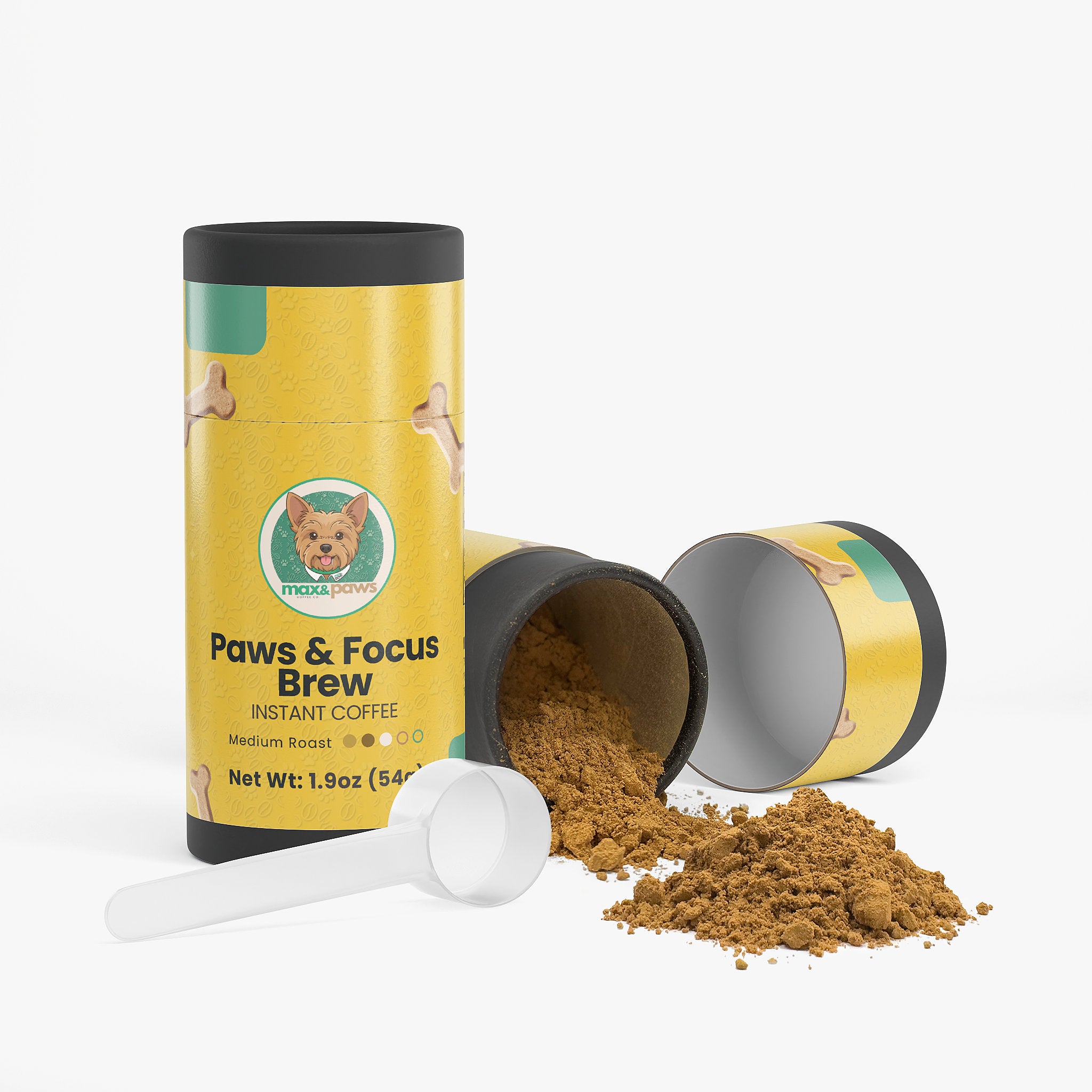 Paws & Focus Brew Instant Coffee (Medium Roast)