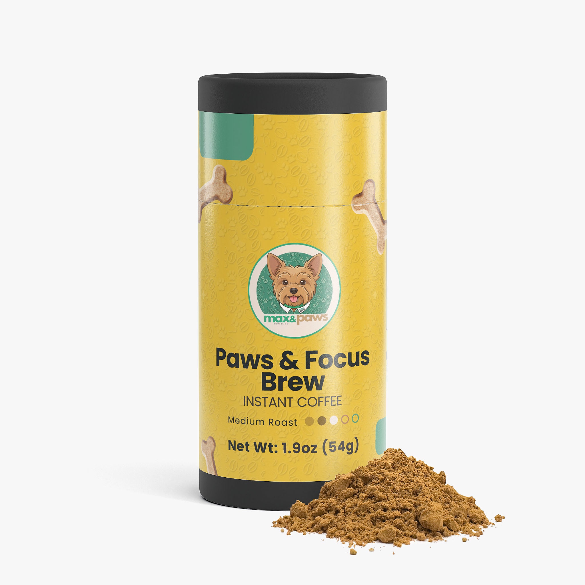 Paws & Focus Brew Instant Coffee (Medium Roast)