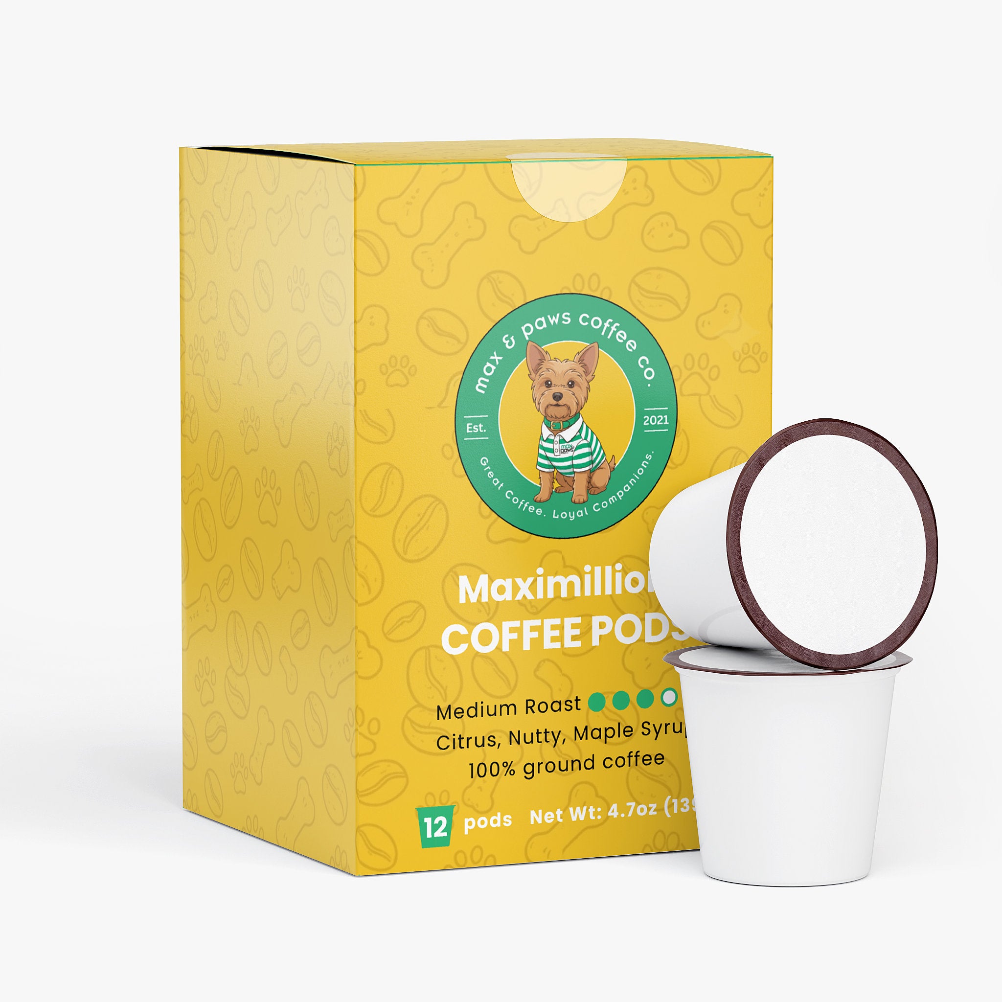 Maximillion Coffee Pods (Medium Roast)