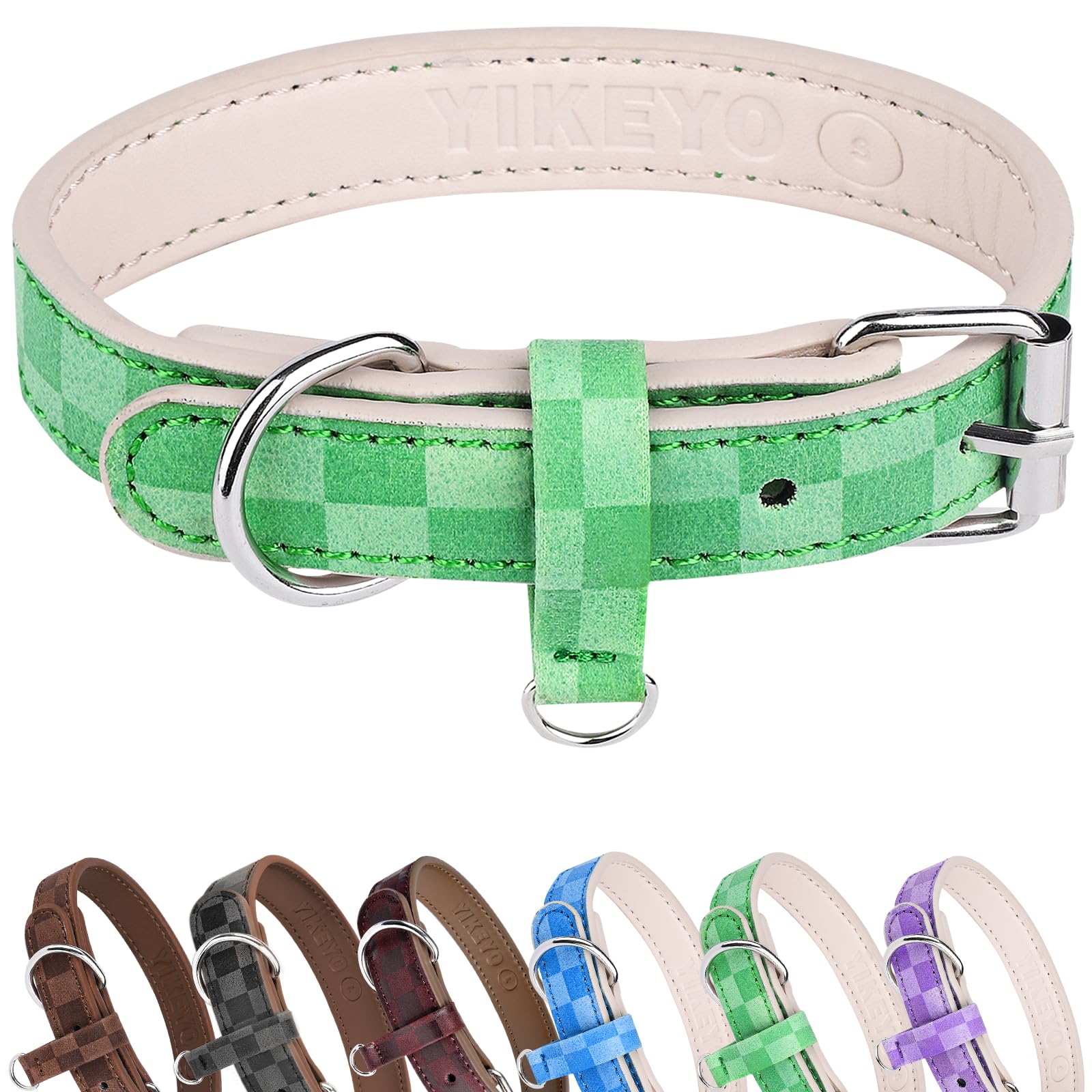 Max & Paws Plaid Dog Collar