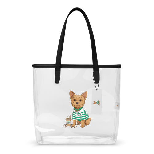 Max & Paws Clear Tote Bag
